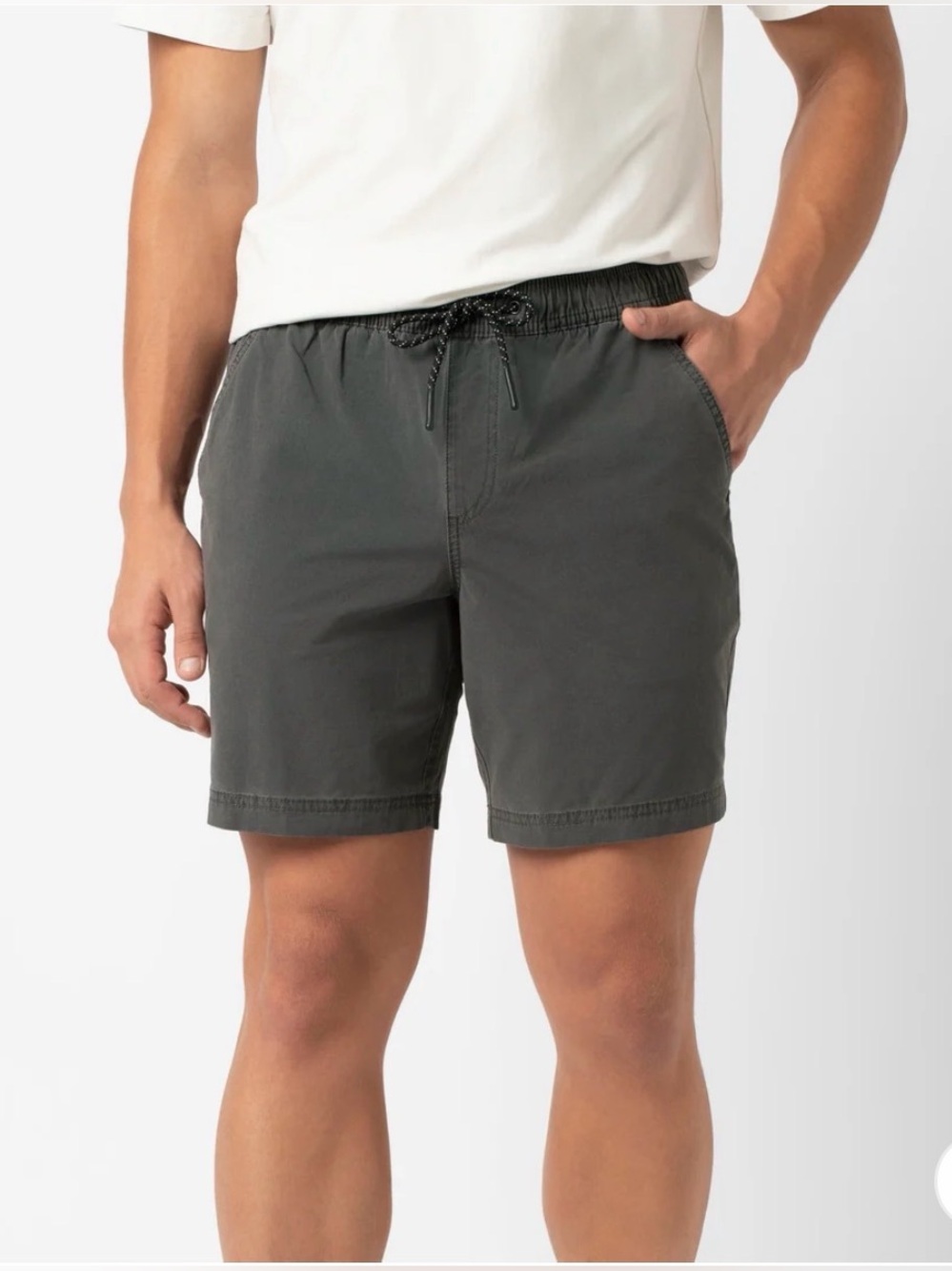 Bearbottom Men’s Volley 7” Hybrid Shorts Charcoal Size M